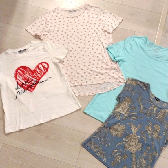 4 NAME BRAND T-SHIRT BUNDLE! Zara, White Stag, Shein & Le Chateau!! - Picture 10 of 10